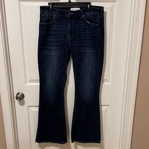 KanCan Midnight Blue Wide Leg Jeans